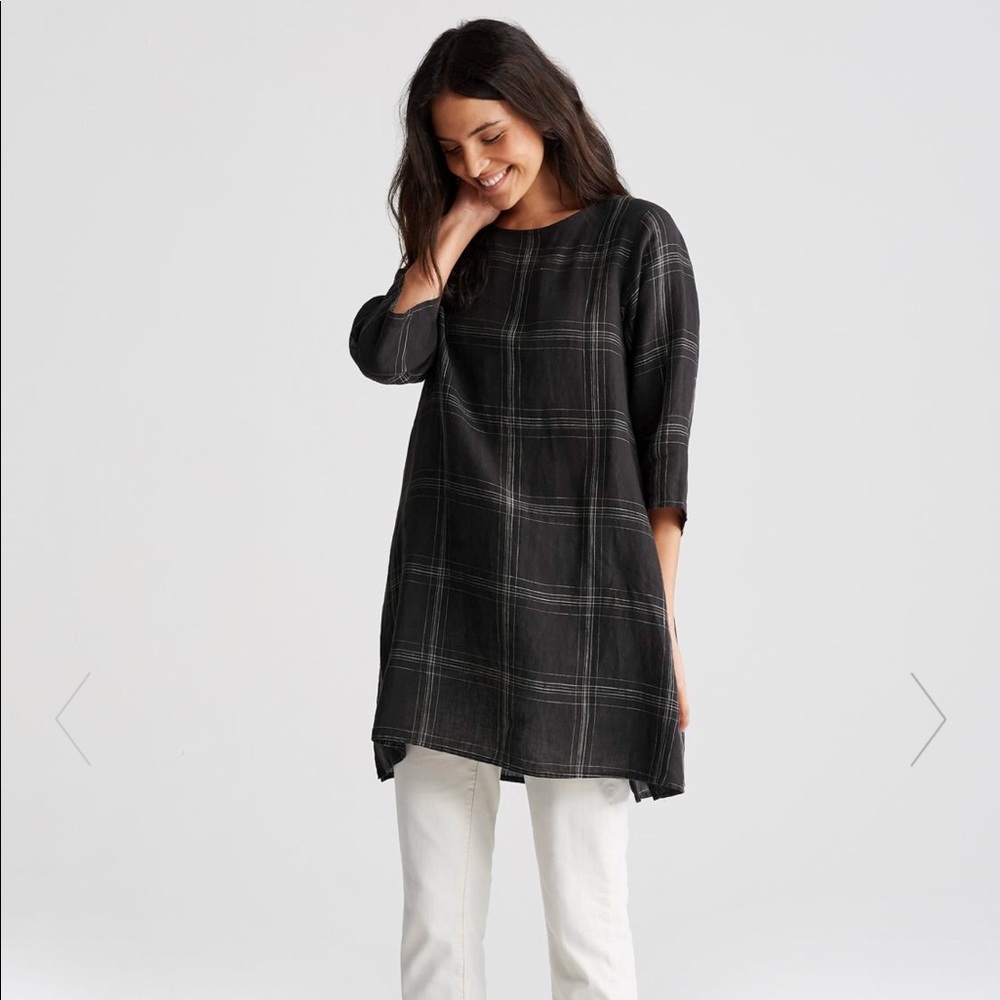 Eileen Fisher organic linen tunic